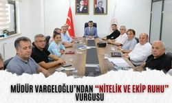 Ordu’da Eğitimde Yol Haritası Belirlendi: Müdür Vargeloğlu’ndan “Nitelik ve Ekip Ruhu” Vurgusu