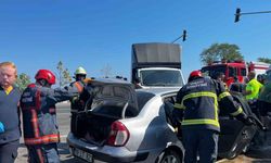 Ordu’da otomobil ile kamyonet çarpıştı: 5 yaralı
