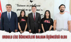 Ordulu lise öğrencileri Balkan üçüncüsü oldu
