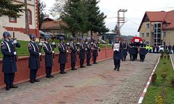 Çaycuma’da kalbine yenik düşen jandarma personeline son görev