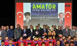 Düzceli amatör sporculara 1 milyon liralık malzeme hibesi