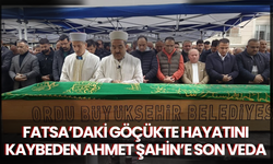 Fatsa’daki Göçükte Hayatını Kaybeden Ahmet Şahin’e Son Veda