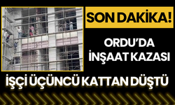 Ordu’da İnşaat Kazası: İşçi Üçüncü Kattan Düştü