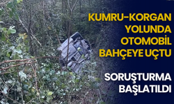 Kumru-Korgan Yolunda Otomobil Bahçeye Uçtu: Soruşturma Başlatıldı