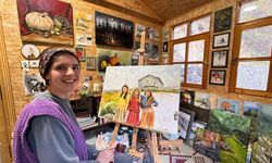 Yayla kültürünü ve Uzungöl’ün unutulan hikayelerini tuvale taşıyor