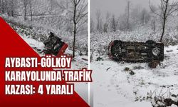 Aybastı-Gölköy Karayolunda Trafik Kazası: 4 Yaralı