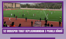 52 Orduspor Tokat Deplasmanından 3 Puanla Döndü