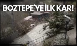 BOZTEPE'YE İLK KAR!