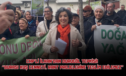 CHP’li İlhan’dan Durugöl Tepkisi: “Burası Kuş Cenneti, Rant Projelerine Teslim Edilemez”