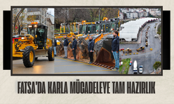 Fatsa’da Karla Mücadeleye Tam Hazırlık
