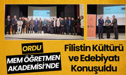 Ordu MEM Öğretmen Akademisi’nde Filistin Kültürü ve Edebiyatı Konuşuldu