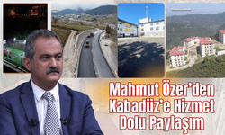 Mahmut Özer: “Kabadüz İçin Söz Verdik, Hepsini Tek Tek Yerine Getirdik”