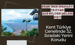 Ordu’nun İhracatı 10 Ayda 360 Milyon Doları Aştı
