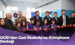 OGİD’den Gazi İlkokulu’na Kütüphane Desteği