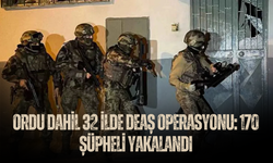 Ordu Dahil 32 İlde Deaş Operasyonu: 170 Şüpheli Yakalandı
