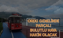 Ordu Genelinde Parçalı Bulutlu Hava Hakim Olacak