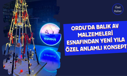 Ordu’da Balık Av Malzemeleri Esnafından Yeni Yıla Özel Anlamlı Konsept