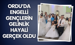 Ordu’da Engelli Gençlerin Gelinlik Hayali Gerçek Oldu