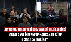 ALTINORDU BELEDİYESİ EBEVEYNLERİ BİLGİLENDİRDİ