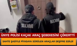 Ünye Polisi Kaçak Araç Şebekesini Çökertti