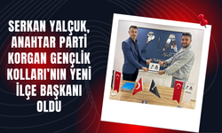 Serkan Yalçuk, Anahtar Parti Korgan Gençlik Kolları’nın Yeni İlçe Başkanı Oldu