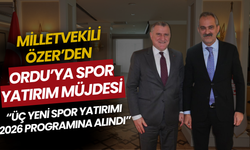 Milletvekili Özer’den Ordu’ya Spor Yatırım Müjdesi