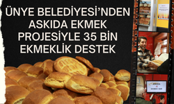Ünye Belediyesi’nden Askıda Ekmek Projesiyle 35 Bin Ekmeklik Destek