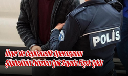 Ünye’de Cephanelik Operasyonu: Şüphelinin Evinden Çok Sayıda Fişek Çıktı