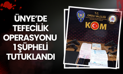 Ünye’de Tefecilik Operasyonu: 1 Şüpheli Tutuklandı