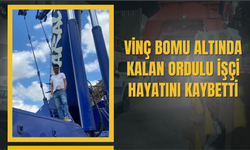 Vinç Bomu Altında Kalan Ordulu İşçi Hayatını Kaybetti