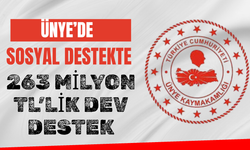 Ünye’de Sosyal Destekte 263 Milyon TL’lik Dev Destek