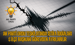 AK Parti Ordu Teşkilatında İstifa İddiaları: 8 İlçe Başkanı Görevden Ayrılabilir