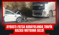 Aybastı–Fatsa Karayolunda Trafik Kazası Meydana Geldi