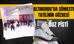 Altınordu’da Sömestr Tatilinin Gözdesi: Buz Pisti