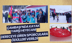 Çambaşı’nda Kayak Yarışı Heyecanı: Dereceye Giren Sporculara Ödülleri Verildi