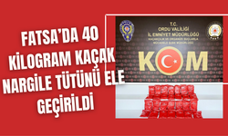 Fatsa’da 40 Kilogram Kaçak Nargile Tütünü Ele Geçirildi