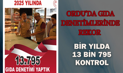 Ordu’da Gıda Denetimlerinde Rekor: Bir Yılda 13 Bin 795 Kontrol