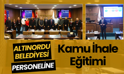 Altınordu Belediyesi Personeline Kamu İhale Eğitimi