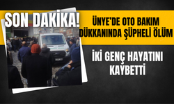 Ünye’de Oto Bakım Dükkanında Şüpheli Ölüm: İki Genç Hayatını Kaybetti