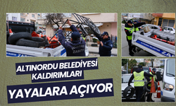Altınordu Belediyesi Kaldırımları Yayalara Açıyor