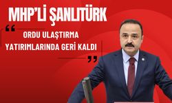 MHP’li Şanlıtürk: Ordu Ulaştırma Yatırımlarında Geri Kaldı