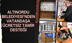 Altınordu Belediyesi’nden Vatandaşa Ücretsiz Tamir Desteği