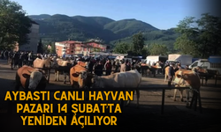 Aybastı Canlı Hayvan Pazarı 14 Şubat’ta Yeniden Açılıyor