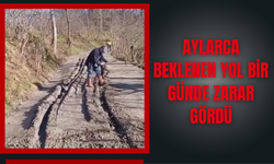 Aylarca Beklenen Yol Bir Günde Zarar Gördü