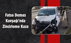 Fatsa Demas Kavşağı’nda Zincirleme Kaza