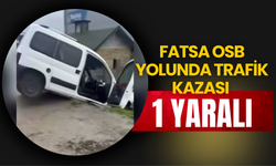 Fatsa OSB Yolunda Trafik Kazası: 1 Yaralı