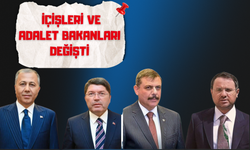 İçişleri ve Adalet Bakanları Değişti