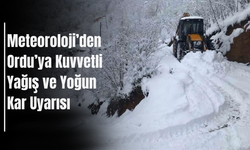 Meteoroloji’den Ordu’ya Kuvvetli Yağış ve Yoğun Kar Uyarısı