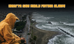Ordu’ya Sarı Kodlu Fırtına Alarmı