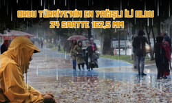 Ordu Türkiye’nin En Yağışlı İli Oldu: 24 Saatte 162,5 mm